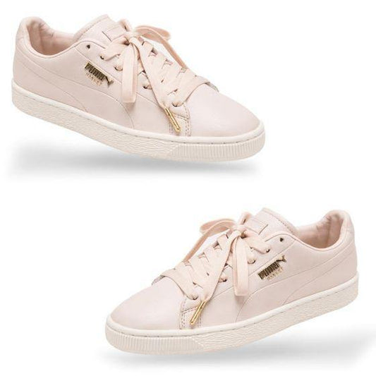 TENIS CASUAL PUMA BASKET PREMIUM LOGO WN\'S 5201 ~ DAMA Rosa SPORTLIFESTYLE