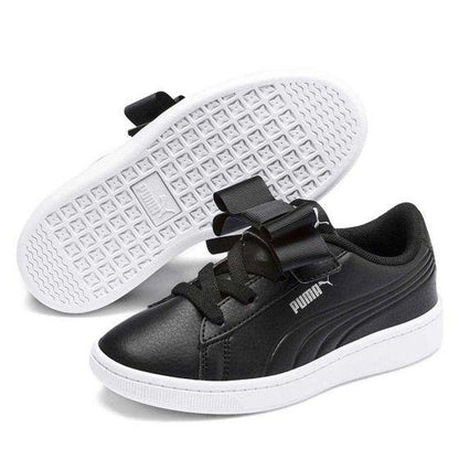 TENIS CASUAL PUMA PUMA VIKKY V2 RIBBON SL AC PS 1802 ~ NIÑA Negro SPORTLIFESTYLE