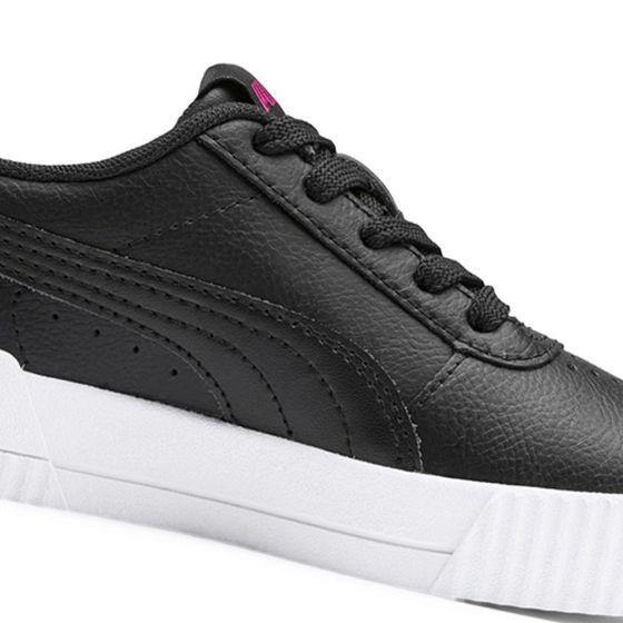 TENIS CASUAL PUMA CARINA L PS 7801 ~ NIÑA Negro SPORTLIFESTYLE