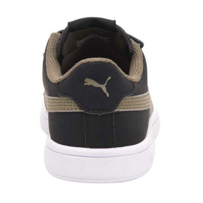 TENIS CASUAL PUMA SMASH V2 BUCK V PS 8311 ~ NIÑO Negro SPORTLIFESTYLE