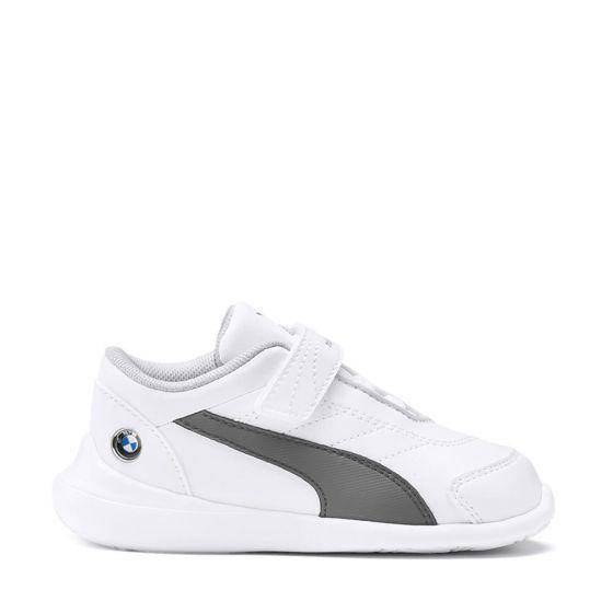 TENIS CASUAL PUMA BMW MMS KART CAT III V INF 3305 ~ NIÑO Blanco BMW