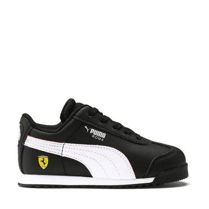 TENIS CASUAL PUMA SF ROMA INF 3707 ~ NIÑO Negro FERRARI