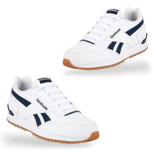 TENIS CASUAL REEBOK ROYAL GLIDE RPLCLP 8931 ~ NIÑO Blanco CLASSIC