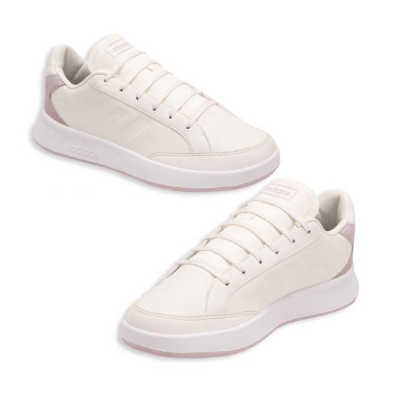 TENIS CASUAL ADIDAS NETPOINT 9867 ~ DAMA Blanco CORE FOOTWEAR