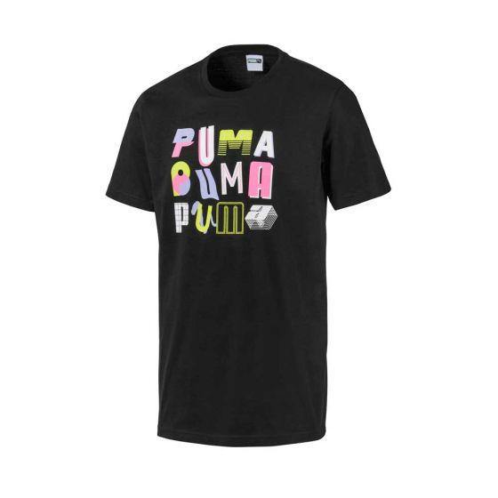 PLAYERA CASUAL PUMA GRAPHIC TEE CONTEMPORARY 2 6690 ~ CABALLERO Negro SPORTLIFESTYLE