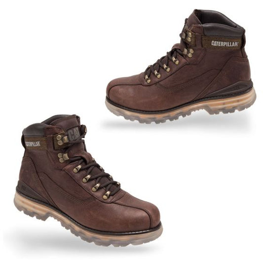 BOTA HIKER CATERPILLAR TOWER BLOCK 3771 ~ CABALLERO Rojo HIKER