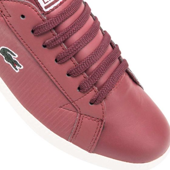 TENIS CASUAL LACOSTE GRADUATE 419 1 SFA 52P8 ~ DAMA Rojo LIFESTYLE