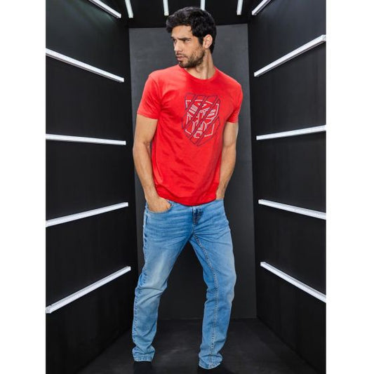 PLAYERA CASUAL K-SWISS TRANSFORMERS CROJ ~ CABALLERO Rojo LIFESTYLE