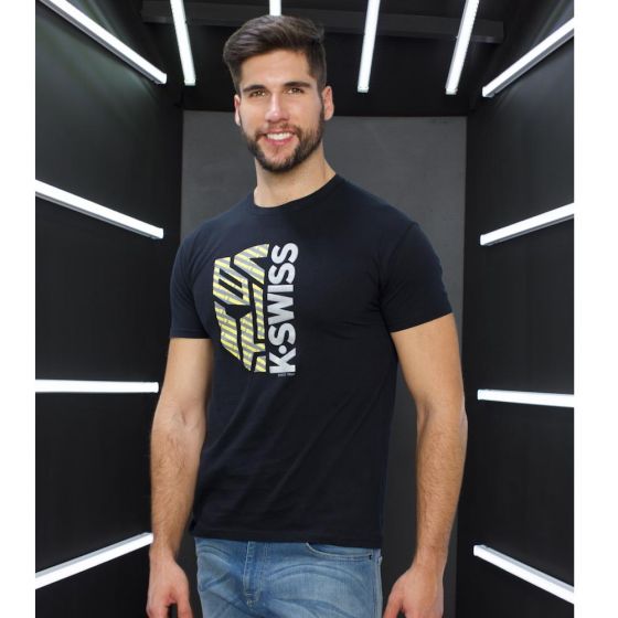 PLAYERA CASUAL K-SWISS TRANSFORMERS CNEG ~ CABALLERO Negro LIFESTYLE