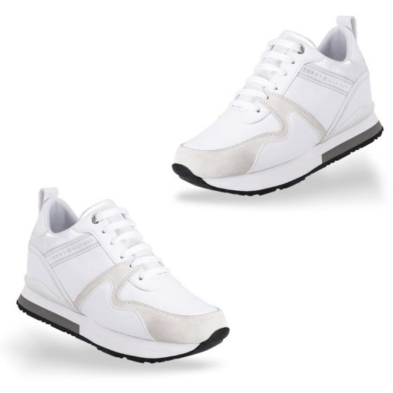 TENIS CASUAL TOMMY HILFIGER 0100 ~ DAMA Blanco LIFESTYLE