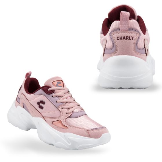 CHOCLO CASUAL CHARLY 9446 ~ DAMA Rosa  