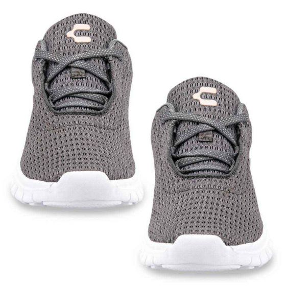 TENIS DEPORTIVO PARA CORRER CHARLY 9544 ~ DAMA Gris  