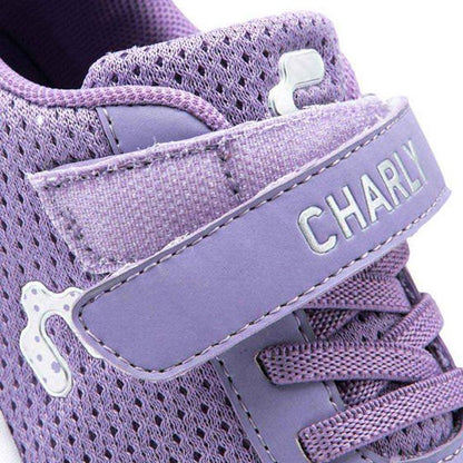 TENIS DEPORTIVO PARA CORRER CHARLY 9563 ~ NIÑA Morado  