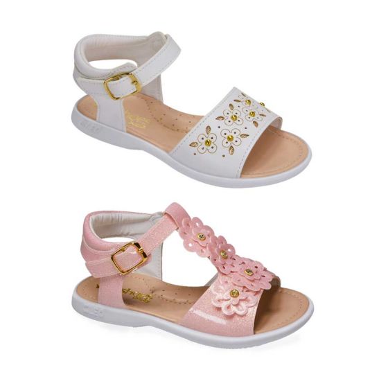 SANDALIA CASUAL VIVIS SHOES KIDS 5153 ~ NIÑA Blanco  