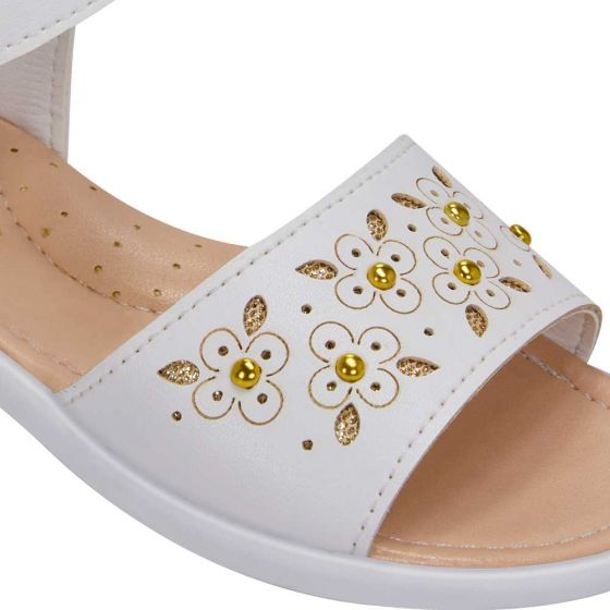 SANDALIA CASUAL VIVIS SHOES KIDS 5153 ~ NIÑA Blanco  