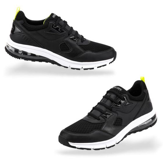 TENIS DEPORTIVO PARA CAMINAR COURT 744H ~ CABALLERO Negro  