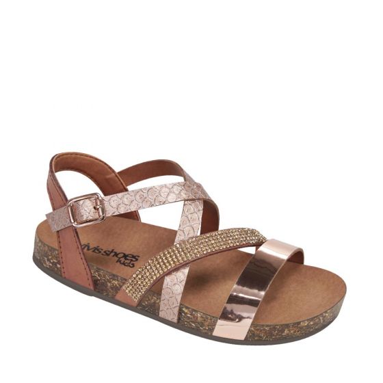 SANDALIA CASUAL VIVIS SHOES KIDS 9047 ~ NIÑA Café  