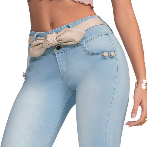 JEANS CASUAL SEVEN ELEVEN 8106 ~ DAMA Azul 