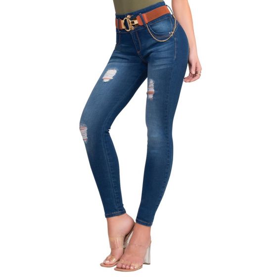 JEANS CASUAL SEVEN ELEVEN 8784 ~ DAMA Azul 