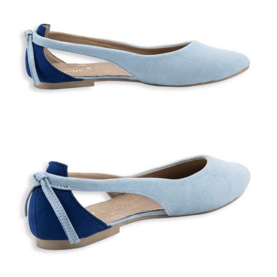 BALLERINA CASUAL PINK BY PRICE SHOES 1863 ~ DAMA Azul  