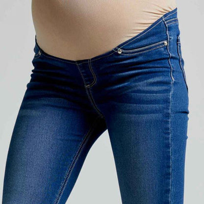 JEANS DE MATERNIDAD SEVEN ELEVEN 4178 ~ DAMA Azul 