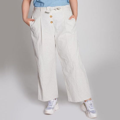 PANTALON TALLAS ESPECIALES TIERRA BENDITA PLUS 2176  Blanco Mujer Tierra Bendita Plus  2176