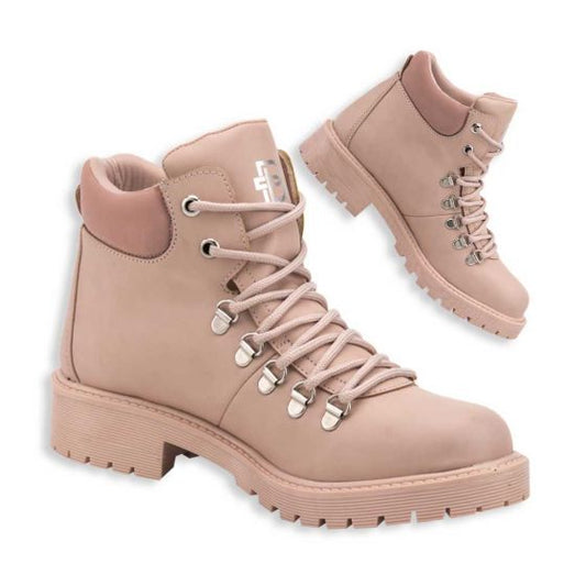 Botas estilo Heavy Rosas Mujer Belinda Peregrin 4827