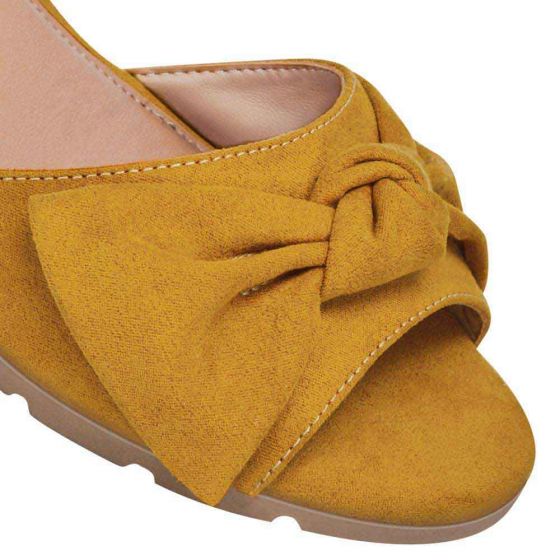 SANDALIA CASUAL VI LINE 053 ~ DAMA Amarillo  