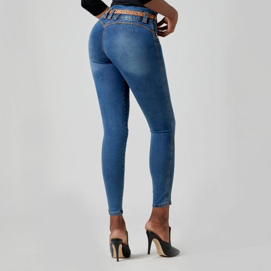 JEANS CASUAL FERGINO 2050 ~ DAMA Azul 