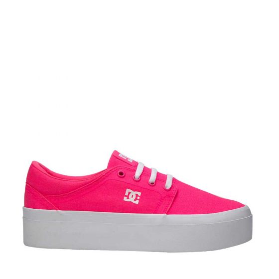 TENIS DEPORTIVO DC SHOES TRASE PLATFORM TX 4674 ~ DAMA Rosa SKATE