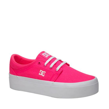 TENIS DEPORTIVO DC SHOES TRASE PLATFORM TX 4674 ~ DAMA Rosa SKATE