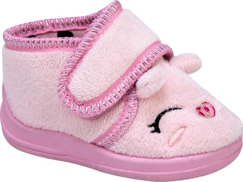 Pantufla Bota Peluche Cerdito
