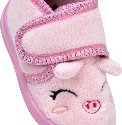 Pantufla Bota Peluche Cerdito