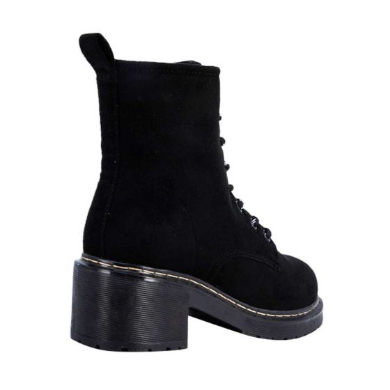 Botas Militares Negras Mujer Tierra Bendita  0521