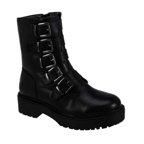 Botas Vintage Rockeras Negros para Mujer Goodyear 8016