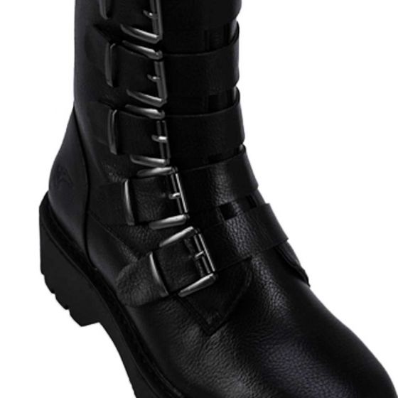 Botas Vintage Rockeras Negros para Mujer Goodyear 8016