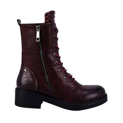 Red Military Boots for Women Goodyear 8115