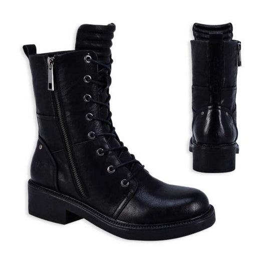 Black Military Boots for Women Goodyear 8115