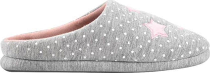 Pantufla Sueco Bordado De Estrellas