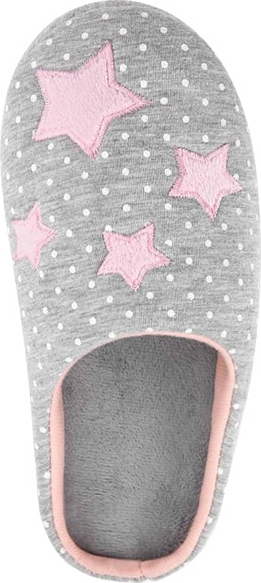 Pantufla Sueco Bordado De Estrellas