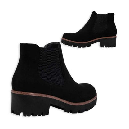 Botas Vintage Rockeras Negras Mujer Tierra Bendita  7801