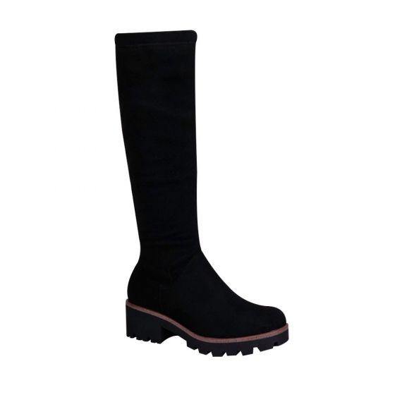 Botas Vintage Rockeras Negras Mujer Tierra Bendita  7802 - Conceptos