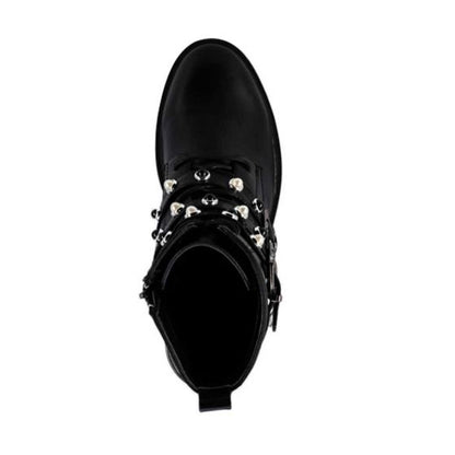 Black Military Boots for Women Belinda Peregrin 203B