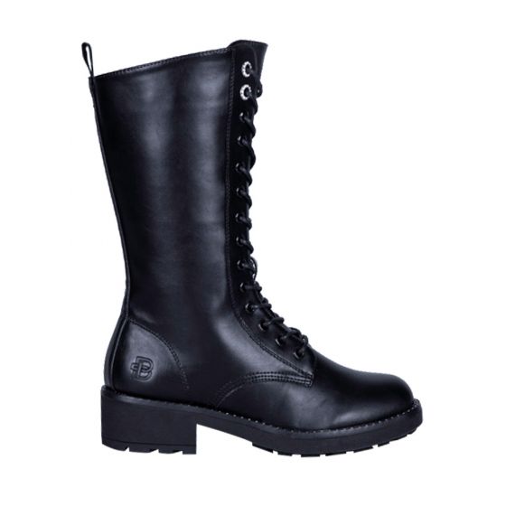 Black Military Boots for Women Belinda Peregrin H011
