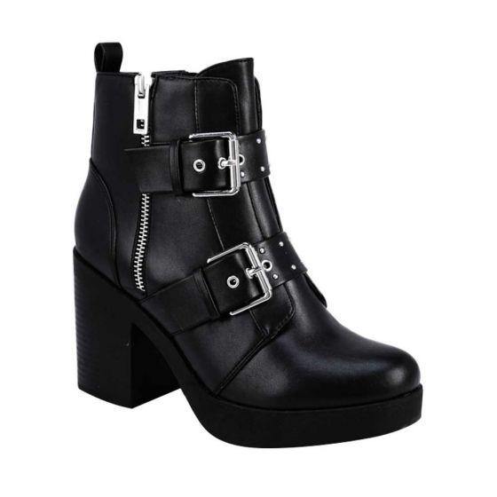 Botas Casuales Negras Mujer Tierra Bendita  2S02 - Conceptos