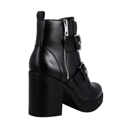 Botas Casuales Negras Mujer Tierra Bendita  2S02 - Conceptos