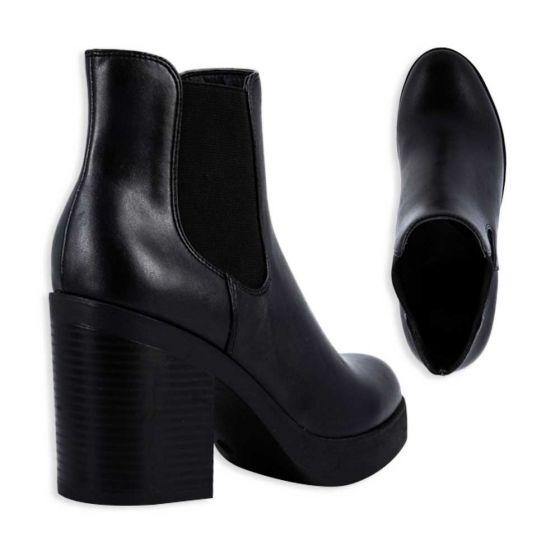 Botas Casuales Negras Mujer Tierra Bendita  2S01 - Conceptos