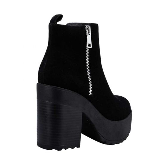 Botas Vintage Rockeras Negras Mujer Tierra Bendita 9AA6