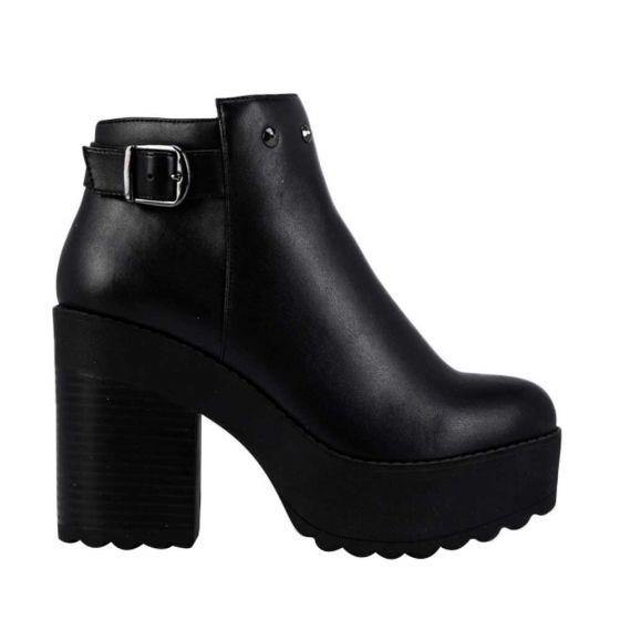 Botas Vintage Rockeras Negra Mujer Tierra Bendita 9AA3