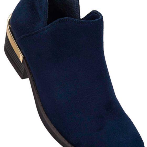 Botas Casuales Azules Mujer Tierra Bendita  9GG9 - Conceptos